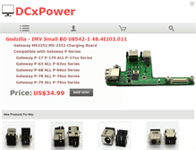 Tablet Screenshot of dcxpower.com